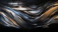Dark Velvety Backdrop of Deep Midnight Black with Luminous Waves
