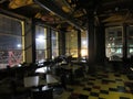 Dark vintage night hostel place view Chicago USA