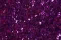 Dark violet contrast confetti on shiny background.