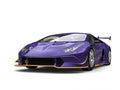 Dark violet fast race car