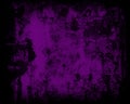 Dark violet grunge rusty metal wall