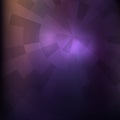 Dark violet image. Futuristic techno style. Concentric and radi