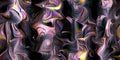 Dark violet mystic twirls. Seamless enigmatic dynamic flourishes background texture