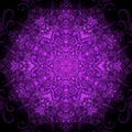 Dark violet round pattern Royalty Free Stock Photo
