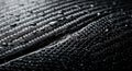 Dark waterproof fabric texture with droplet closeup Royalty Free Stock Photo