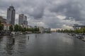 Dark Weather On The Amstel River