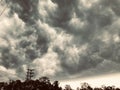 Dark Weather in India, Siliguri Royalty Free Stock Photo