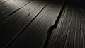 Dark weathered wooden planks with deep grain texture and dramatic light and shadow Royalty Free Stock Photo