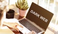Dark web Social Networking Technology Innovation Concept Royalty Free Stock Photo