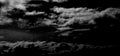Dark white clouds abstract dramatic storm and clouds become dark gray on black Royalty Free Stock Photo