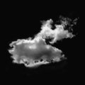 dark white clouds abstract dramatic storm and clouds become dark gray on black Royalty Free Stock Photo