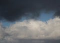 A dark and white clouds Royalty Free Stock Photo