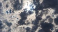 Dark and white clouds before rainy, blue sky white clouds as background, gray and white clouds before heavy rain Royalty Free Stock Photo