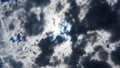 Dark and white clouds before rainy, blue sky white clouds as background, gray and white clouds before heavy rain Royalty Free Stock Photo