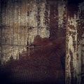 Dark wood background, wooden board rough grain surface Royalty Free Stock Photo