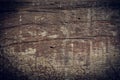 Dark wood background, wooden board rough grain surface texture Royalty Free Stock Photo