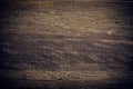 Dark wood background, wooden board rough grain surface texture Royalty Free Stock Photo