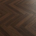 Dark wood flooring with a herringbone pattern. The surface showcases a variety of Royalty Free Stock Photo