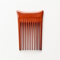 Ren Hang-inspired Wooden Comb On White Background