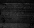 Dark Wood Texture Background. Old  black wooden boards. Royalty Free Stock Photo
