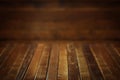 Dark wooden background