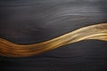 dark wooden background with golden wave