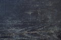 Dark wooden background with scratched paint and wood cracks Royalty Free Stock Photo