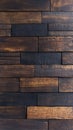 Dark Wooden Planks Form Rustic Wall With Unique Grain Texture Royalty Free Stock Photo