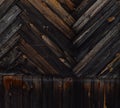 Dark Wooden Planks, Old Shabby Boards Background Texture, Planking, Wall, Floor, Gray, Brown, House