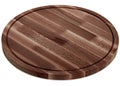 Dark wooden Round cutting board, handmade wood cutting board