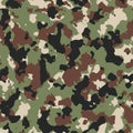 Dark woodland seamless camo pattern Royalty Free Stock Photo