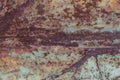 Dark worn rusty metal texture background. close up Royalty Free Stock Photo