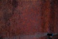 Dark worn rusty metal texture background. Iron surface rust