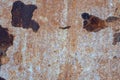 Dark worn rusty metal texture background. Rust texture  on  metal sheet abstrack background concept Royalty Free Stock Photo