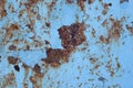 Dark worn rusty metal texture background. Rust texture  on  metal sheet abstrack background concept Royalty Free Stock Photo