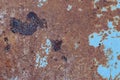 Dark worn rusty metal texture background. Rust texture  on  metal sheet abstrack background concept Royalty Free Stock Photo