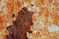 Dark worn rusty metal texture background. Rust texture on metal sheet abstrack background concept. old metal iron rust background Royalty Free Stock Photo