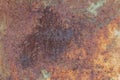 Dark worn rusty metal texture background. close up Royalty Free Stock Photo