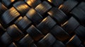Dark Woven Fiber Pattern Abstract Texture Royalty Free Stock Photo