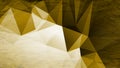 Dark Yellow Grunge Polygonal Background Design