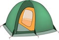 Green tent