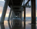 Darkness under jetty