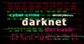 Darknet media and abstract screen 3d seamless looped