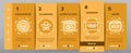 Darknet Onboarding Web Elements Icons Set Vector