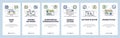 Darknet website and mobile app onboarding screens vector template