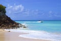 Darkwood beach in Antigua, Caribbean Royalty Free Stock Photo