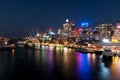 Darling Harbour night scene Royalty Free Stock Photo