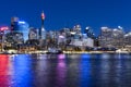 Darling Harbour Sydney Twilight Royalty Free Stock Photo