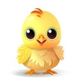 A darling and lovable ÃÂ±llustration of a baby chick Royalty Free Stock Photo