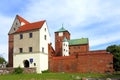 Darlowo, Poland - Historic quarter with medieval Pomeranian DukesÃ¢â¬â¢ Castle Royalty Free Stock Photo